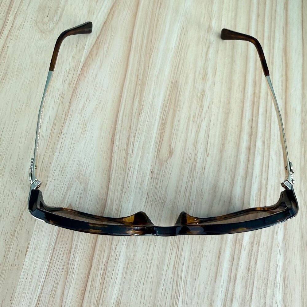 Coach Tortoise Sunglasses HC8280U L1116 XL Gold Cut Out Rims With Case & Papers - Picture 6 of 16